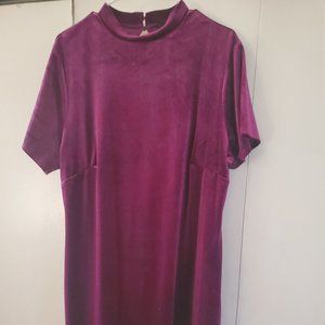 Velvet Purple Dress